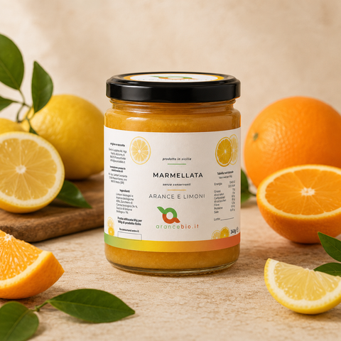 Orangen-Zitronen-Marmelade (6 Gläser)