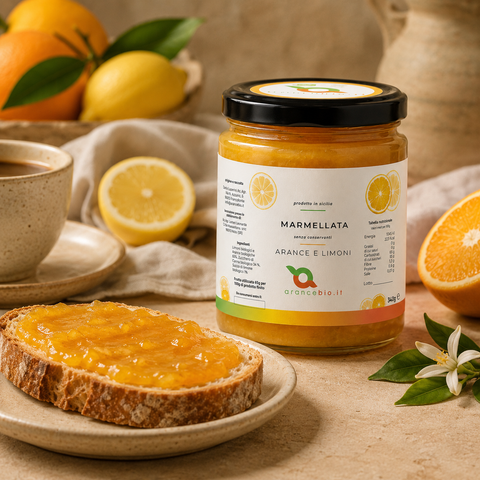 Orangen-Zitronen-Marmelade (6 Gläser)