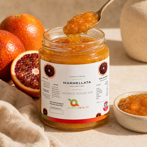 Marmelade aus Blutorangen (6 Gläser)