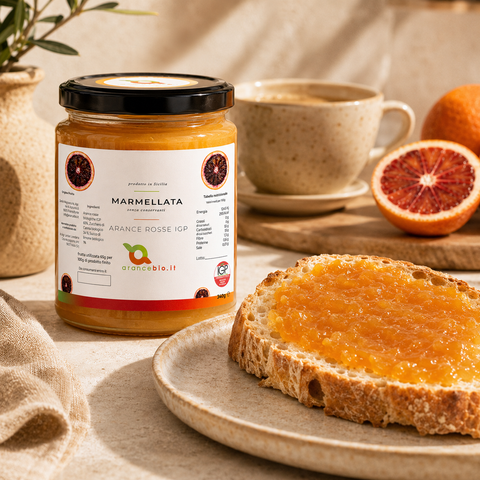 Marmelade aus Blutorangen (6 Gläser)