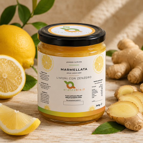Zitronen-Ingwer-Marmelade (6 Gläser)