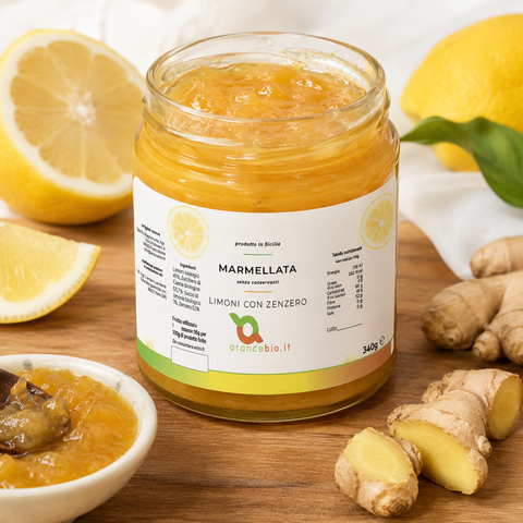 Zitronen-Ingwer-Marmelade (6 Gläser)