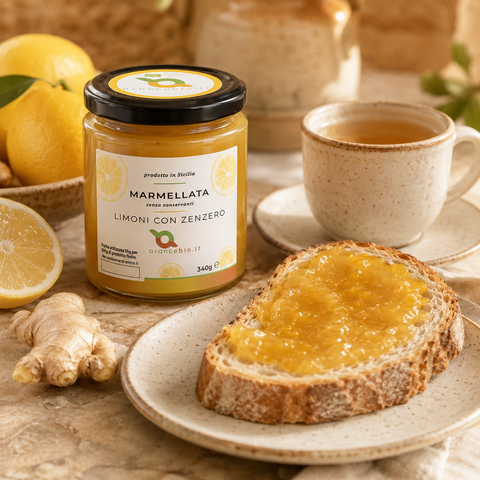 Zitronen-Ingwer-Marmelade (6 Gläser)
