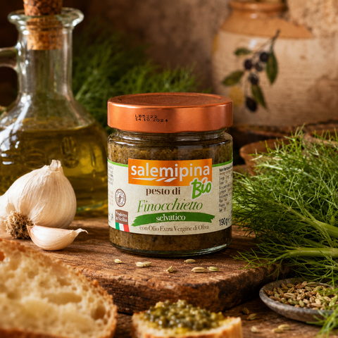 Bio-Pesto aus wildem Fenchel
