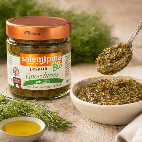 Bio-Pesto aus wildem Fenchel