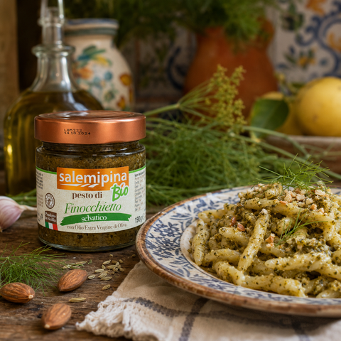 Bio-Pesto aus wildem Fenchel