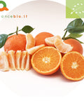 Clementine Biologiche della varietà Taclè. Prodotto non trattato in superficie. Buccia edibile